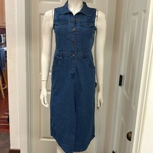 Bebe Blue Denim Dress, NWT!